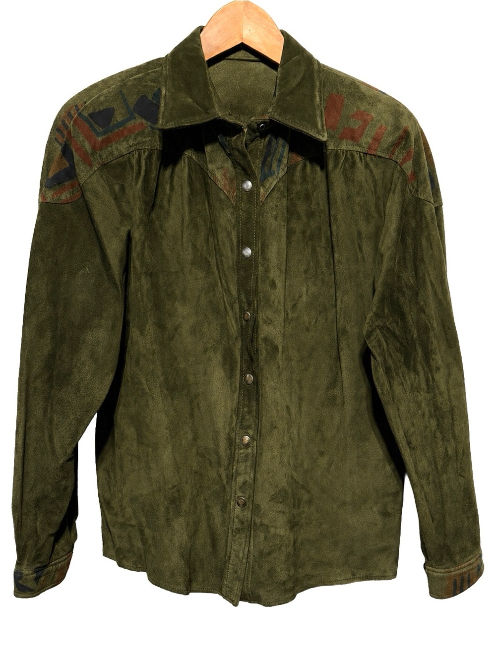 Vintage GORDON BATTAH Rich Suede Western Jacket Southwestern Boho Artsy